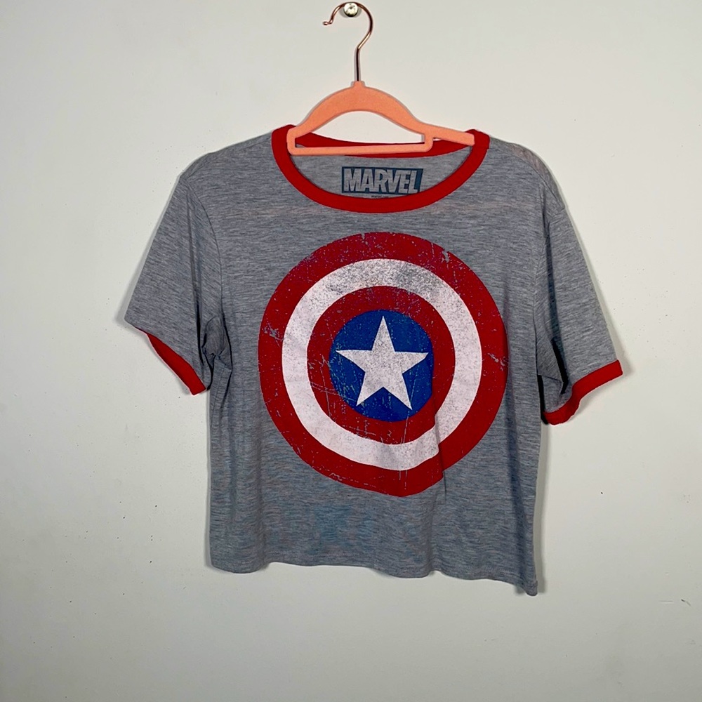 MARVEL captian America crop top